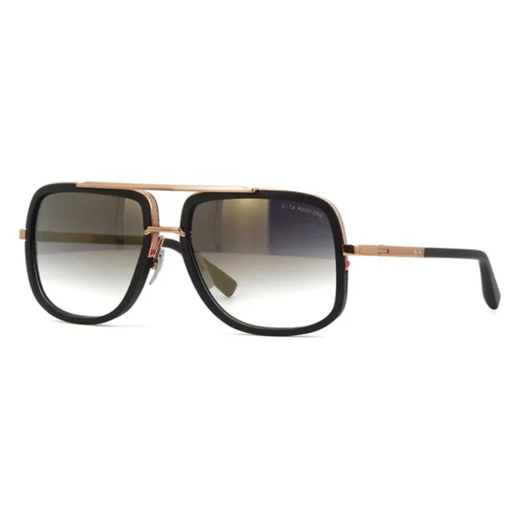 NEW  DITA SUNGLASSES GOLD BLACK AVIATOR MEN EYEWEAR DITA